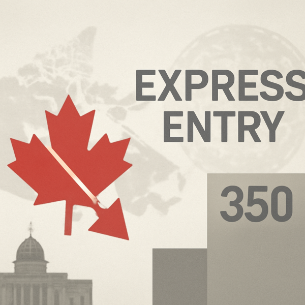 {"rendered":"Express Entry’s latest category draw sees cut-off score dip below 400"}  
