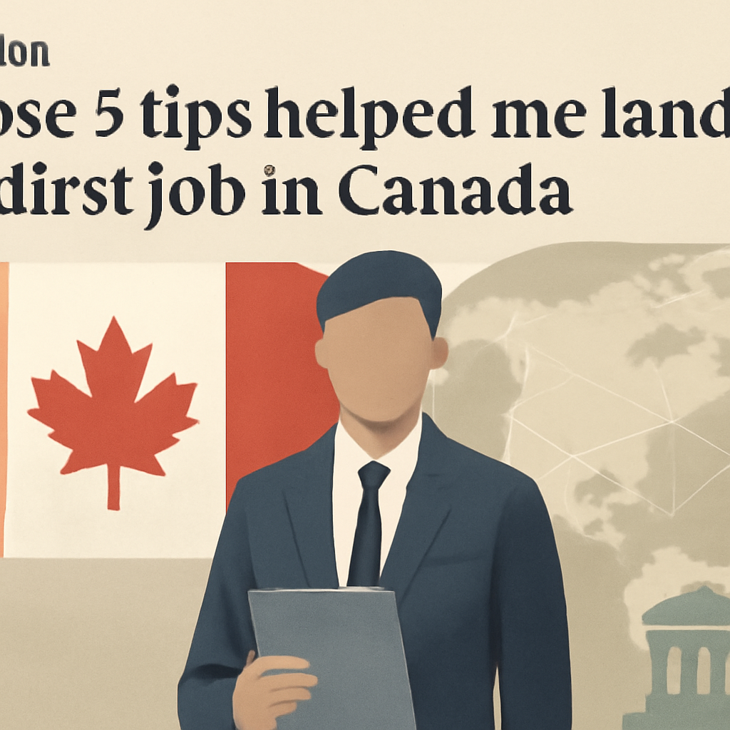 {"rendered":"OPINION: These 5 tips helped me land my first job in Canada"}
