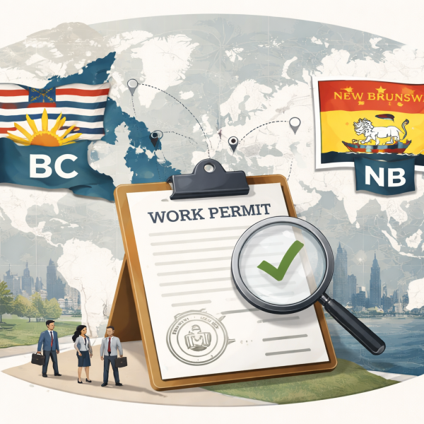 {"rendered":"British Columbia and New Brunswick expand access to work permits for employers in select regions"}  