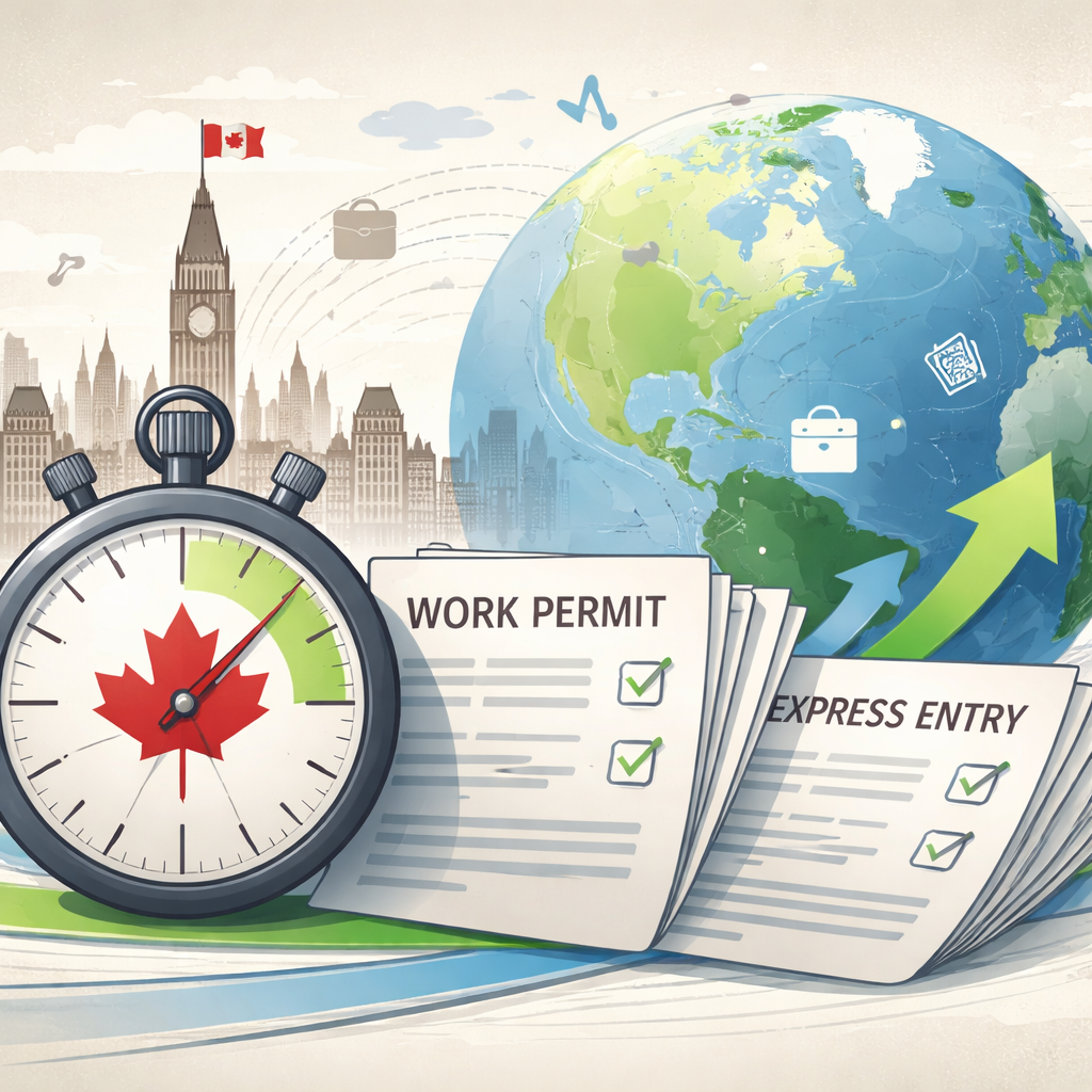 Processing times drop for work permit and Express Entry applicants