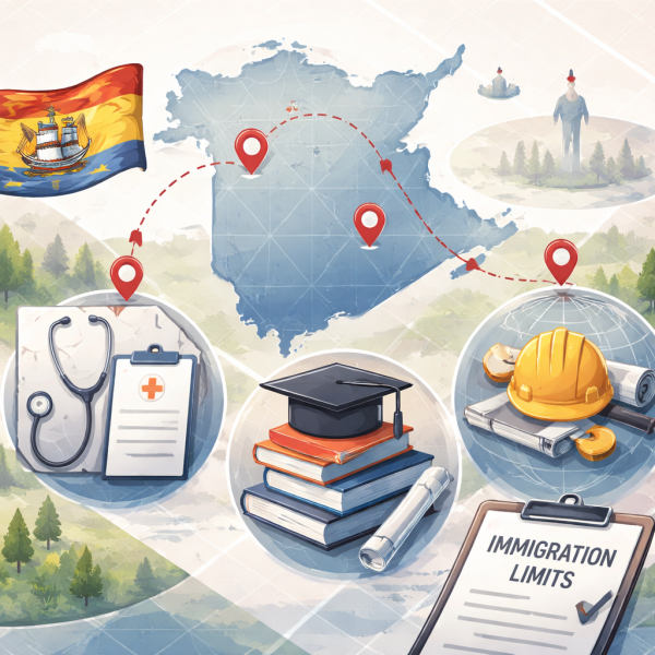 New Brunswick limits immigration pathway to healthcare, education, and construction workers